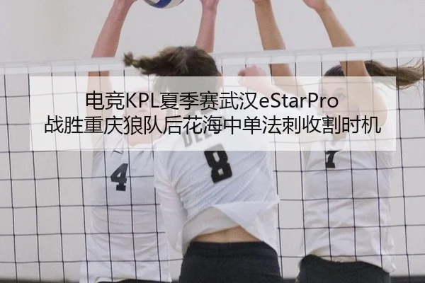 电竞KPL夏季赛武汉eStarPro战胜重庆狼队后花海中单法刺收割时机